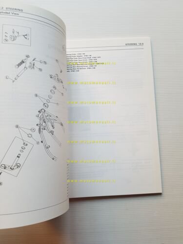 Kawasaki Ninja 500 - GPZ 500 S 1993 manuale officina …