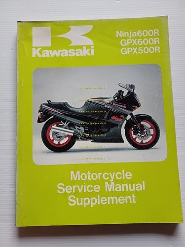 Kawasaki Ninja 600 - GPZ 500-600 R 1988 SUPPLEMENTO manuale …