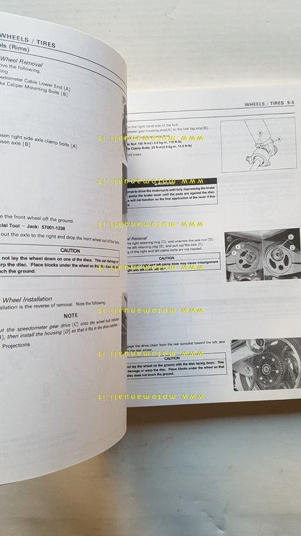 Kawasaki Ninja ZX-11 - ZZ-R 1100 1993 manuale officina INGLESE …