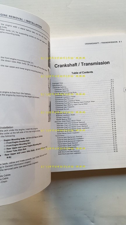 Kawasaki Ninja ZX-11 - ZZ-R 1100 1993 manuale officina INGLESE …