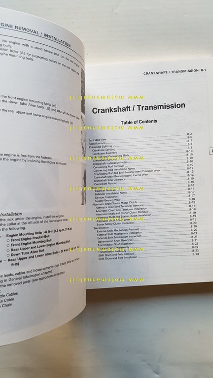 Kawasaki Ninja ZX-11 - ZZ-R 1100 1993 manuale officina INGLESE …