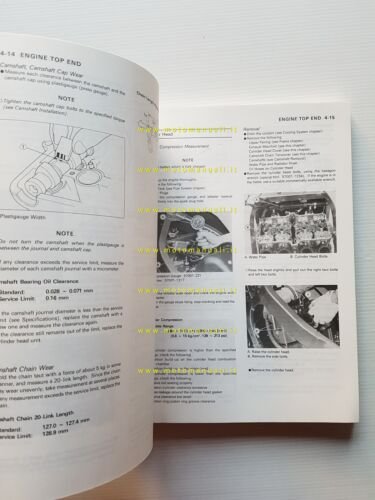 Kawasaki Ninja ZX-6 - ZZ-R 500-600 1990-93 manuale officina originale …