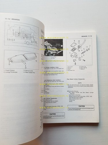 Kawasaki Ninja ZX-6 - ZZ-R 500-600 1990-93 manuale officina originale …