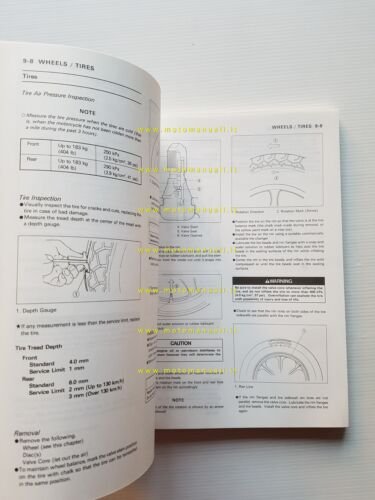 Kawasaki Ninja ZX-6 - ZZ-R 500-600 1990-93 manuale officina originale …
