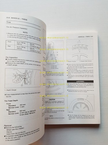 Kawasaki Ninja ZX-6 - ZZ-R 500-600 1990-93 manuale officina originale …