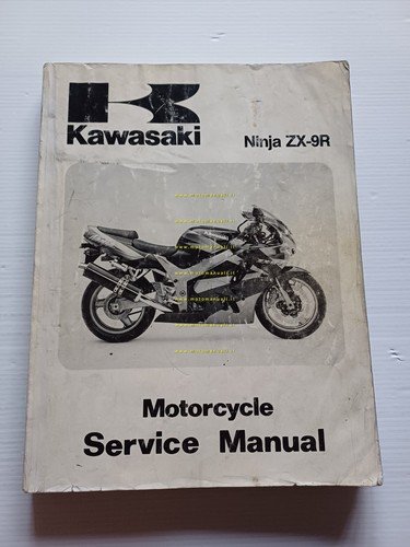 Kawasaki Ninja ZX-9R 1994 manuale officina INGLESE originale workshop manual