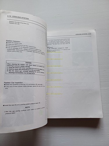 Kawasaki Ninja ZX-9R 1994 manuale officina INGLESE originale workshop manual