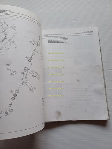 Kawasaki Ninja ZX-9R 1994 manuale officina INGLESE originale workshop manual