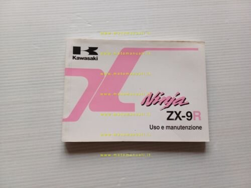 Kawasaki Ninja ZX-9R 2001 manuale uso manutenzione originale italiano
