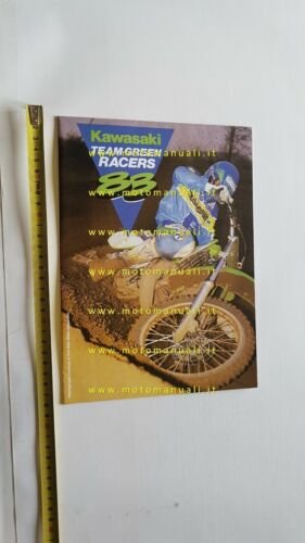 Kawasaki Produzione fuoristrada 1988 depliant originale INGLESE moto brochure