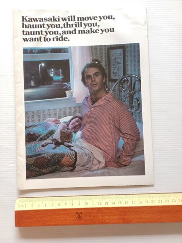 Kawasaki produzione modelli 1979 depliant USA originale