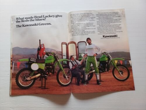 Kawasaki produzione modelli 1979 depliant USA originale