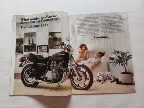 Kawasaki produzione modelli 1979 depliant USA originale