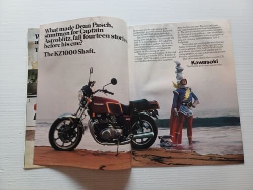 Kawasaki produzione modelli 1979 depliant USA originale