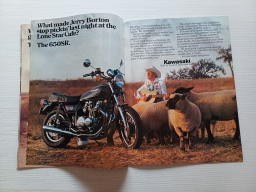 Kawasaki produzione modelli 1979 depliant USA originale