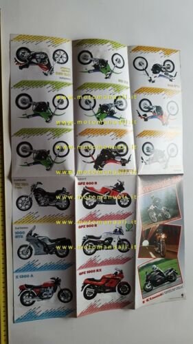 Kawasaki produzione modelli 1986 depliant ITALIANO originale moto brochure