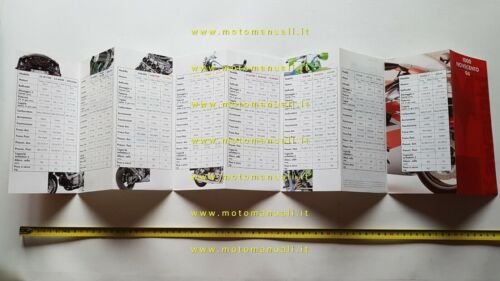 Kawasaki produzione modelli 1994 depliant italiano originale moto brochure