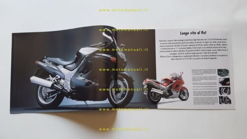 Kawasaki serie ZZ-R 1100 600 250 1996 depliant italiano originale
