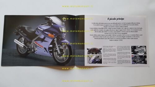 Kawasaki serie ZZ-R 1100 600 250 1996 depliant italiano originale