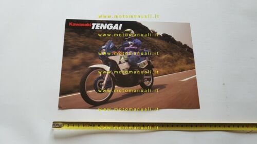 Kawasaki Tengai 650 1991 depliant originale INGLESE moto brochure