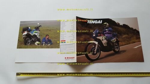 Kawasaki Tengai 650 1991 depliant originale INGLESE moto brochure