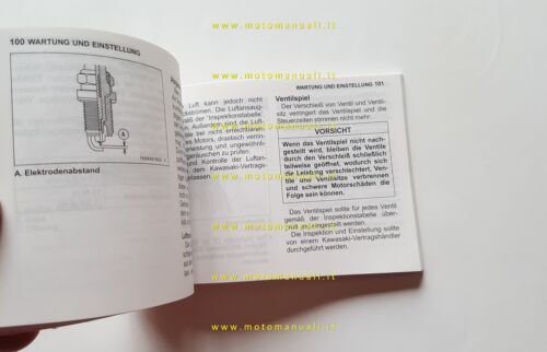 KAWASAKI VERSYS 650 2006 manuale uso manutenzione INGLESE originale