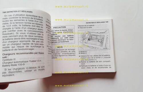 KAWASAKI VERSYS 650 2006 manuale uso manutenzione INGLESE originale