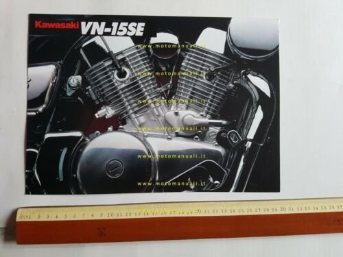 Kawasaki VN-15 SE depliant originale TESTO INGLESE