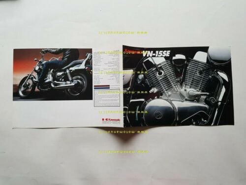 Kawasaki VN-15 SE depliant originale TESTO INGLESE