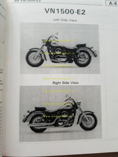 Kawasaki VN 1500 Classic 1999 catalogo ricambi copia da microfiche …