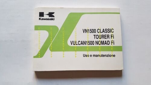 Kawasaki VN 1500 CLASSIC TOURER VULCAN NOMAD 2001 manuale uso …