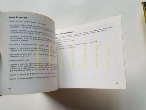 KAWASAKI VN 750 CUSTOM 1986 manuale uso originale moto italiano …