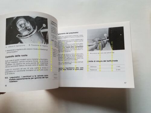 KAWASAKI VN 750 CUSTOM 1986 manuale uso originale moto italiano …