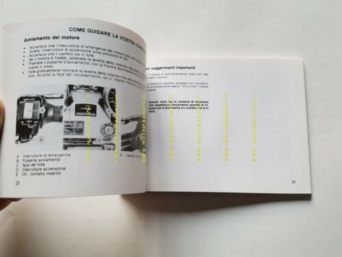 KAWASAKI VN 750 CUSTOM 1986 manuale uso originale moto italiano …