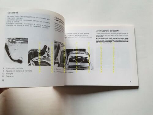 KAWASAKI VN 750 CUSTOM 1986 manuale uso originale moto italiano …