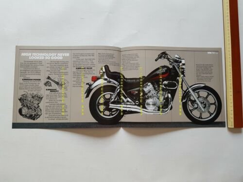 Kawasaki VN 750 TWIN depliant INGLESE originale ENGLISH