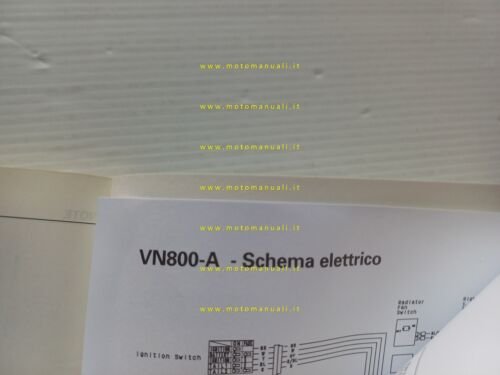 Kawasaki VN 800 1996 manuale uso manutenzione libretto originale italiano