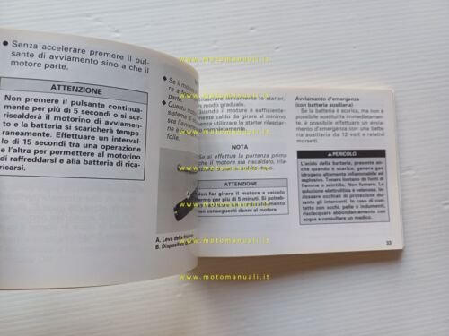 Kawasaki VN 800 1996 manuale uso manutenzione libretto originale italiano