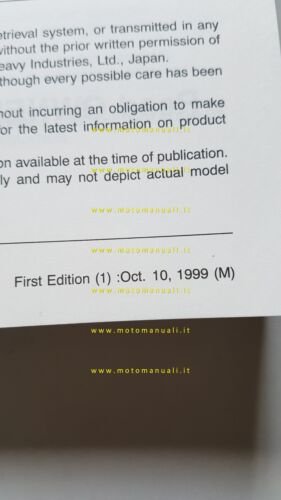 Kawasaki Vulcan 1500 Drifter 1999 manuale officina originale INGLESE shop …