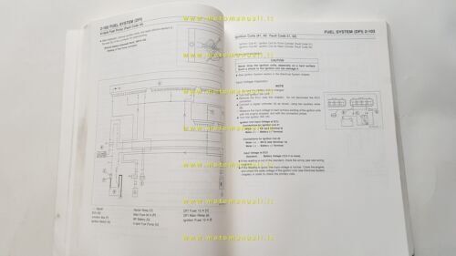 Kawasaki Vulcan 1500 Drifter 1999 manuale officina originale INGLESE shop …