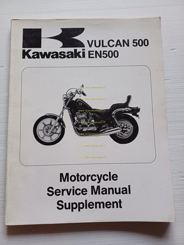 Kawasaki Vulcan 500 - EN 500 1990 SUPPLEMENTO manuale officina …