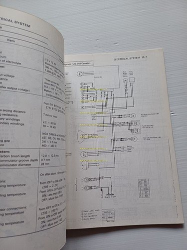Kawasaki Vulcan 500 - EN 500 1990 SUPPLEMENTO manuale officina …