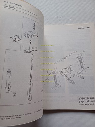 Kawasaki Vulcan 500 - EN 500 1990 SUPPLEMENTO manuale officina …