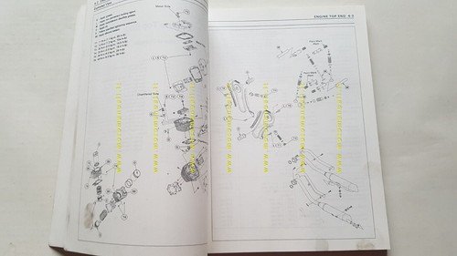 Kawasaki Vulcan 800 VN800-A1 1995 manuale officina INGLESE originale shop …