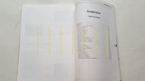 Kawasaki Vulcan 800 VN800-A1 1995 manuale officina INGLESE originale shop …