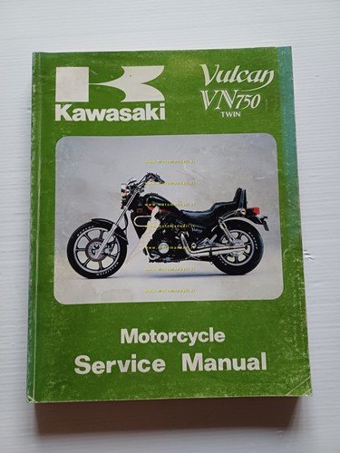 Kawasaki Vulcan VN 750 1985-86 manuale officina INGLESE originale Shop …