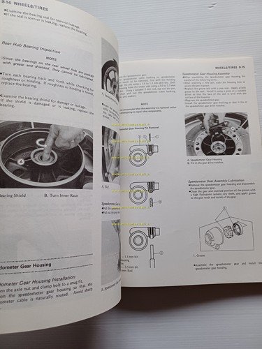 Kawasaki Vulcan VN 750 1985-86 manuale officina INGLESE originale Shop …