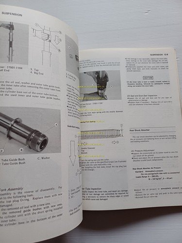 Kawasaki Vulcan VN 750 1985-86 manuale officina INGLESE originale Shop …
