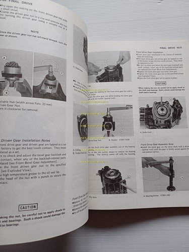 Kawasaki Vulcan VN 750 1985-86 manuale officina INGLESE originale Shop …