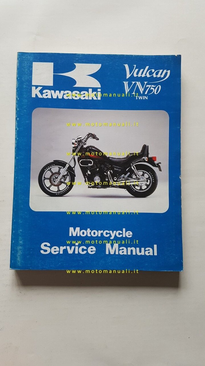 Kawasaki Vulcan VN 750 1985-93 manuale officina INGLESE originale shop …